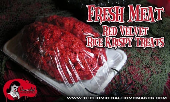 The Original Red Velvet Raw Meat Rice Krispy Treats Recipe