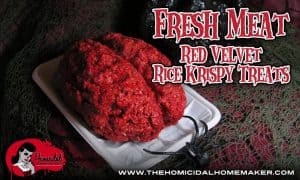 Fresh Meat Red Velvet Rice Krispy Treats