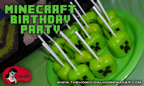 minecraft birthday party