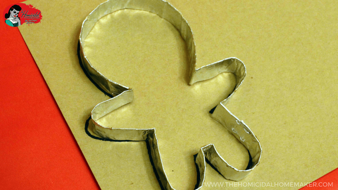 Gingerbread Man Cookie Cutter CHOOSE YOUR OWN SIZE Outline 