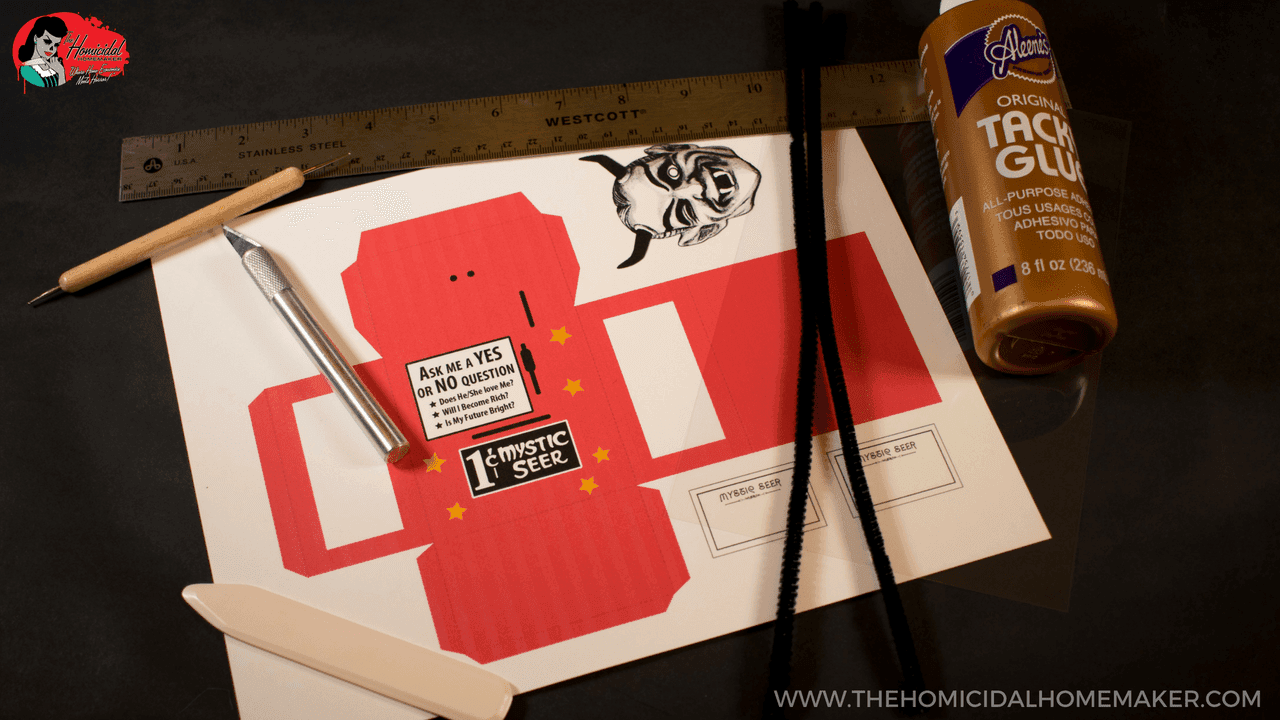 Twilight Zone Mystic Seer Candy Box Printable