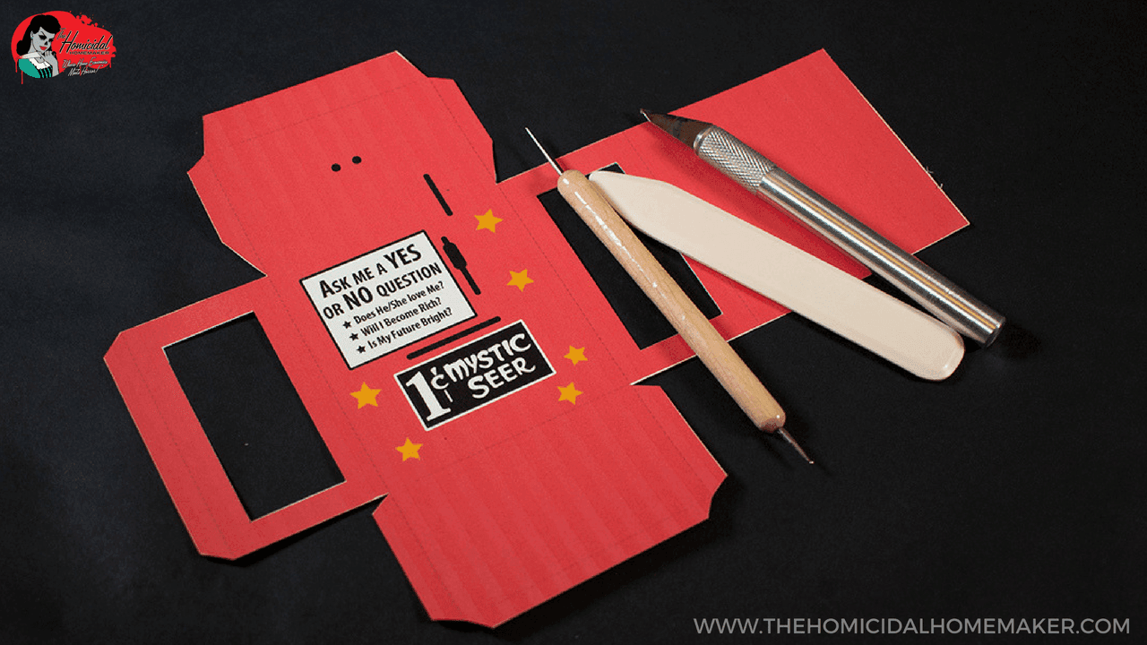 Twilight Zone Mystic Seer Candy Box Printable