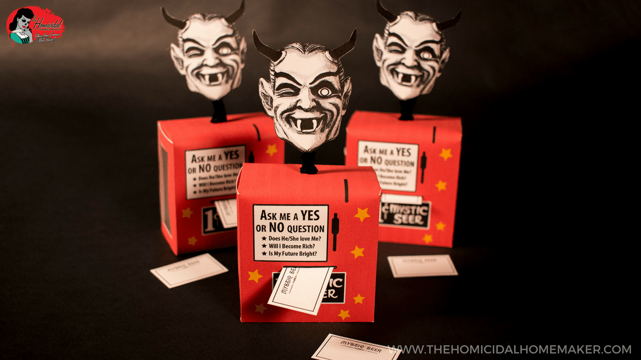 Twilight Zone Mystic Seer Candy Box Printable