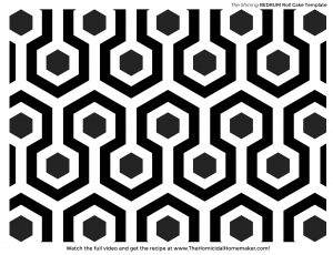 The Shining Overlook Hotel Carpet Template