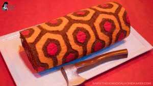 The Shining REDRUM Roll Cake