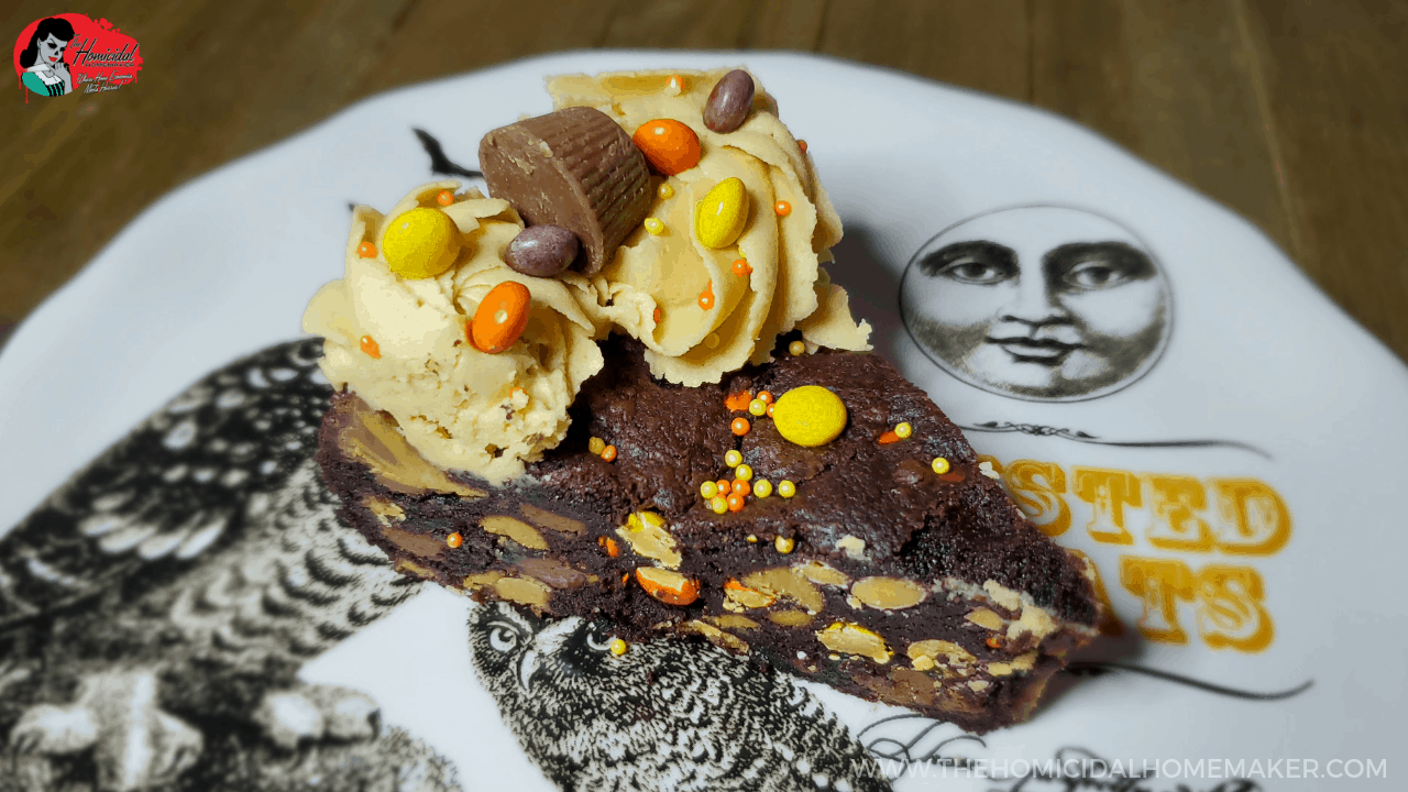 Chocolate Peanut Butter Cookie Cake — The Ultimate Halloween Dessert!