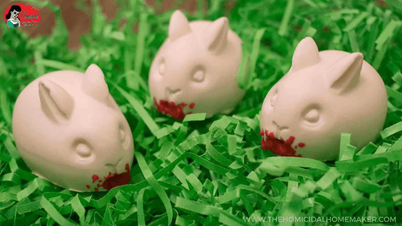 No-bake bunny shaped truffle recipe inspired by the horror film Night of the Lepus