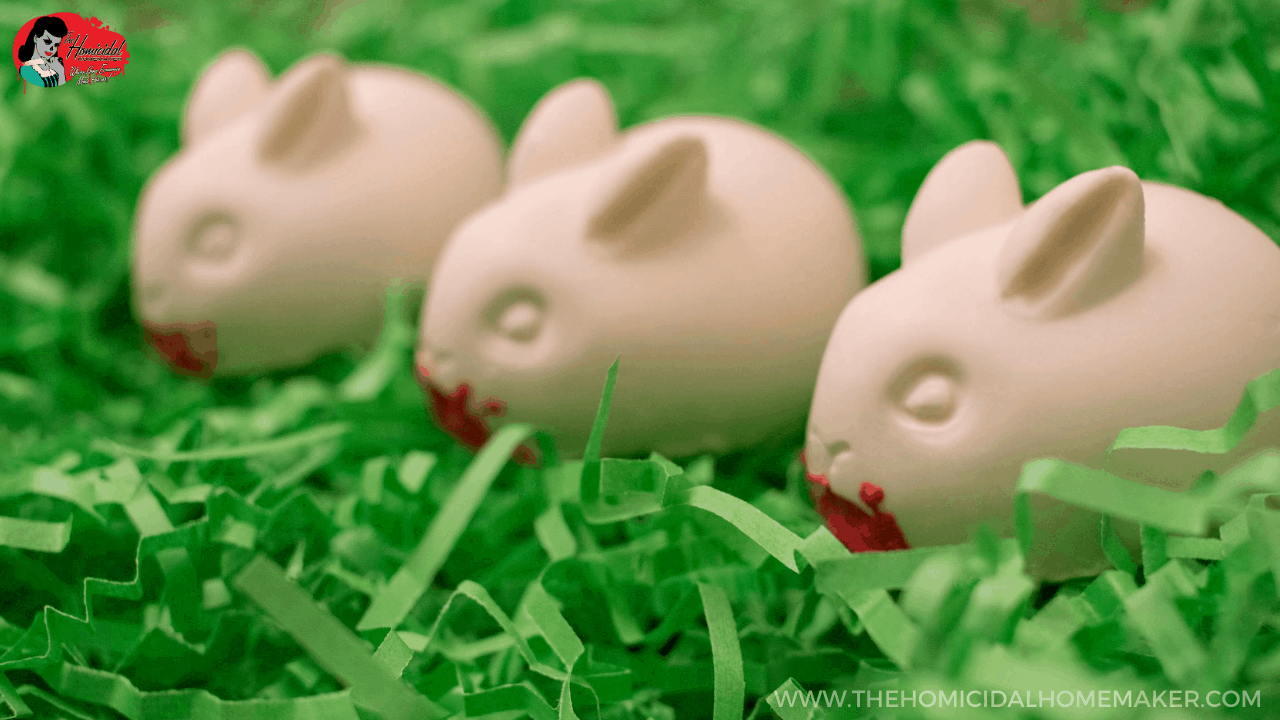 No-bake bunny shaped truffle recipe inspired by the horror film Night of the Lepus