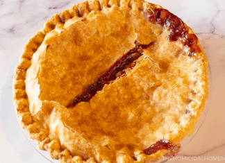 "Thinner" Cursed Strawberry Pie with Blood Orange