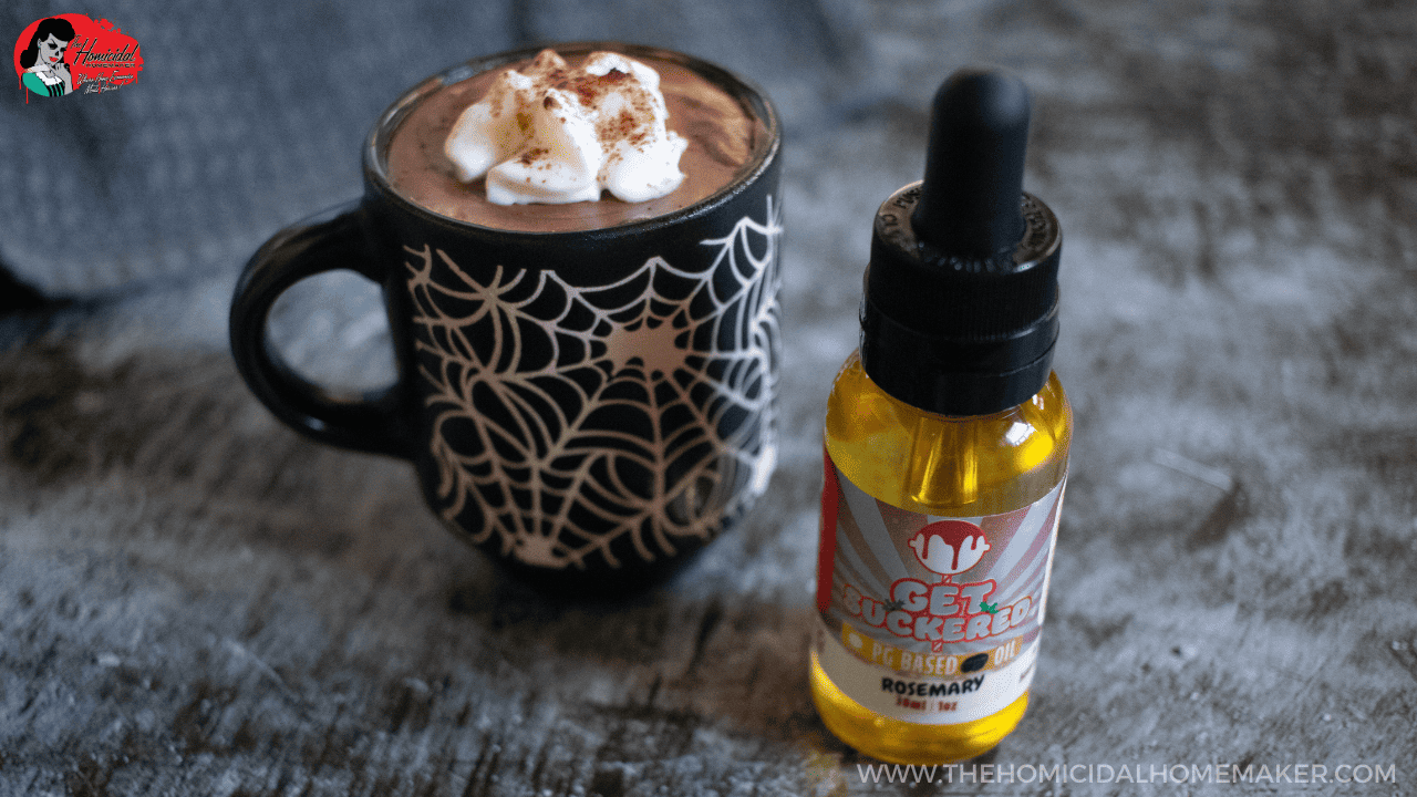 Chocolate Mousse with Rosemary Flavoring Oil by Get Suckered